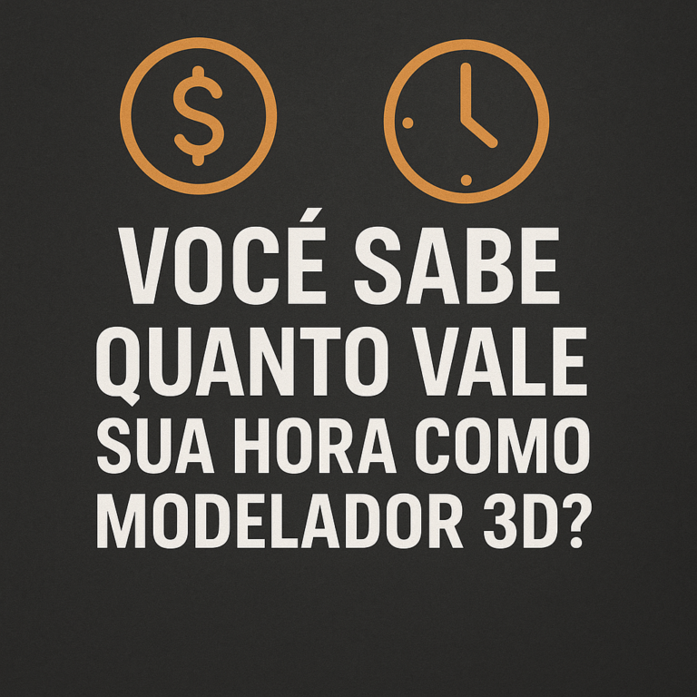 você sabe quanto vale sua hora como modelador 3D?